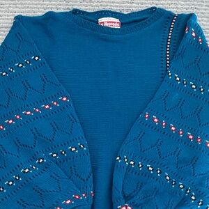 Brilliant Blue 70s Vintage sweater